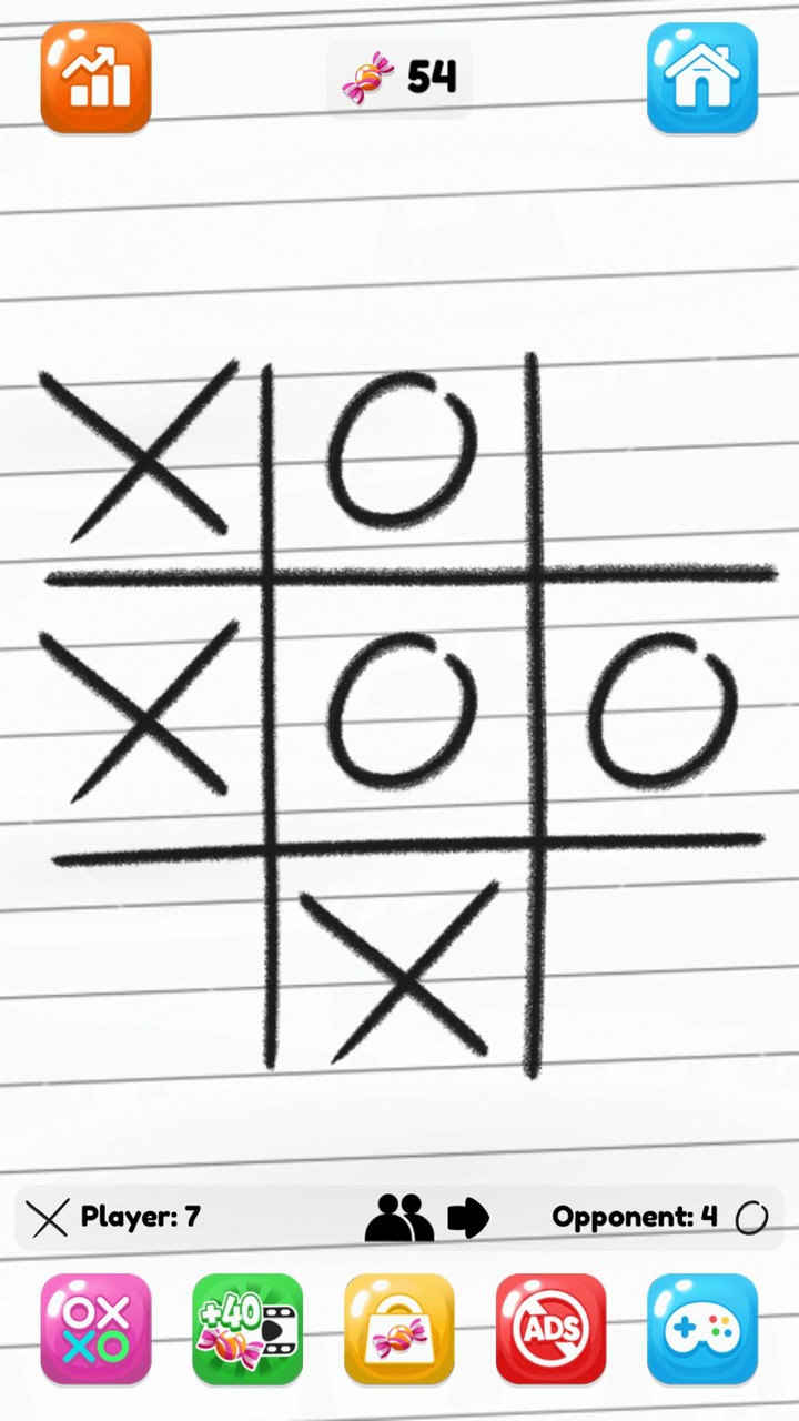 Tic Tac Toe: Classic XOXO Game screenshot image 4_Popularmodapk.com
