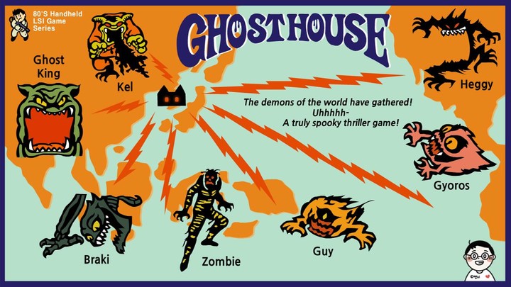 Ghost House(80s LCD Game) screenshot image 2_Popularmodapk.com