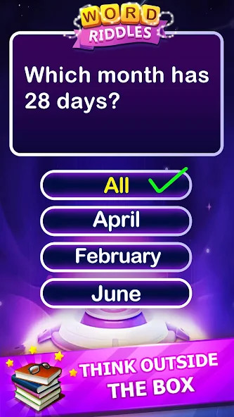 Word Riddles - Offline Word Ga<span>(mod)</span> screenshot image 1_Popularmodapk.com