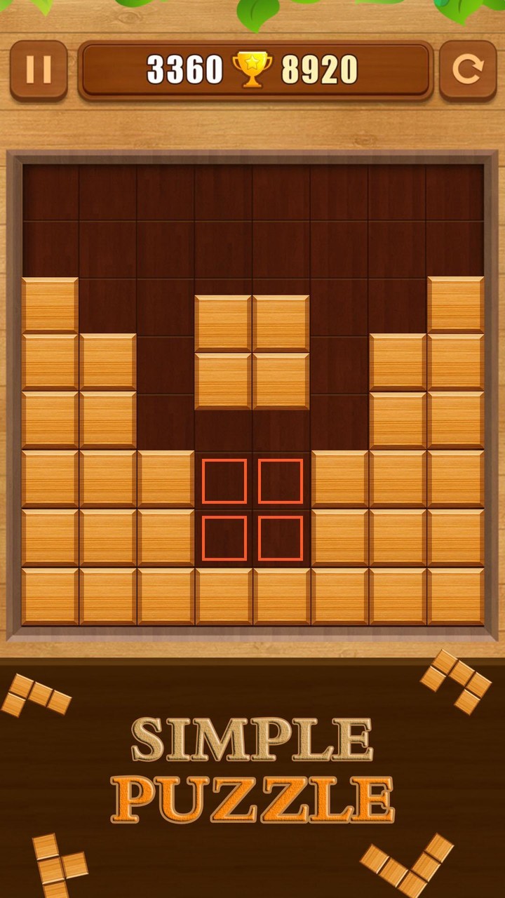 Wood Block Puzzle screenshot image 2_Popularmodapk.com