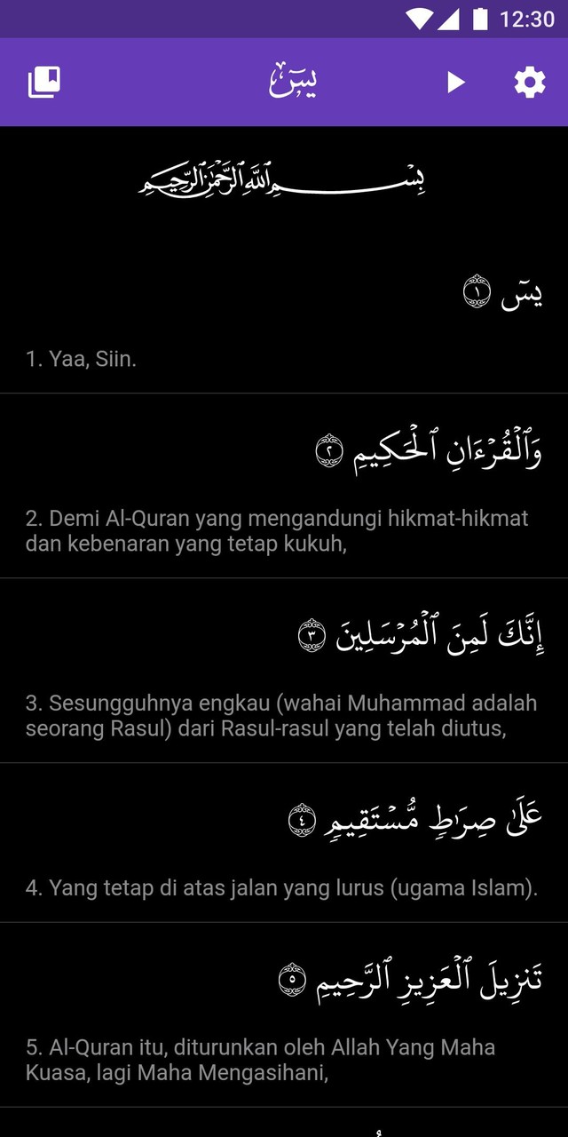 Surah Yasin with Translation and Audio. screenshot image 4_Popularmodapk.com