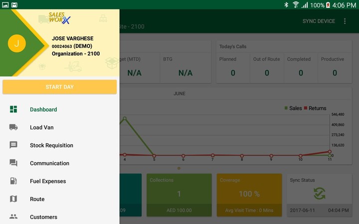 SalesWorx - FSA screenshot image 2_Popularmodapk.com