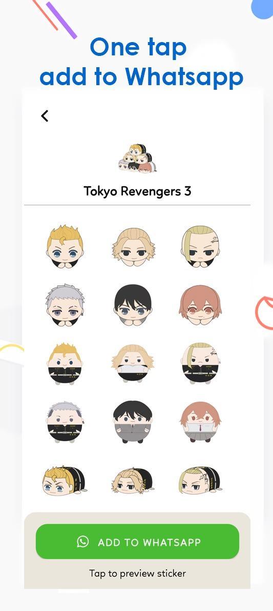 Tokyo Revengers Stickers screenshot image 23_Popularmodapk.com