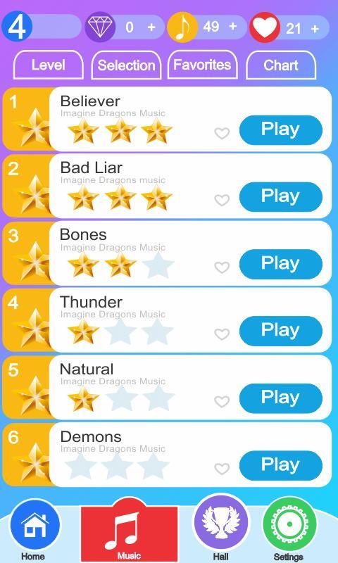 Imagine Dragons Piano Game screenshot image 2_Popularmodapk.com