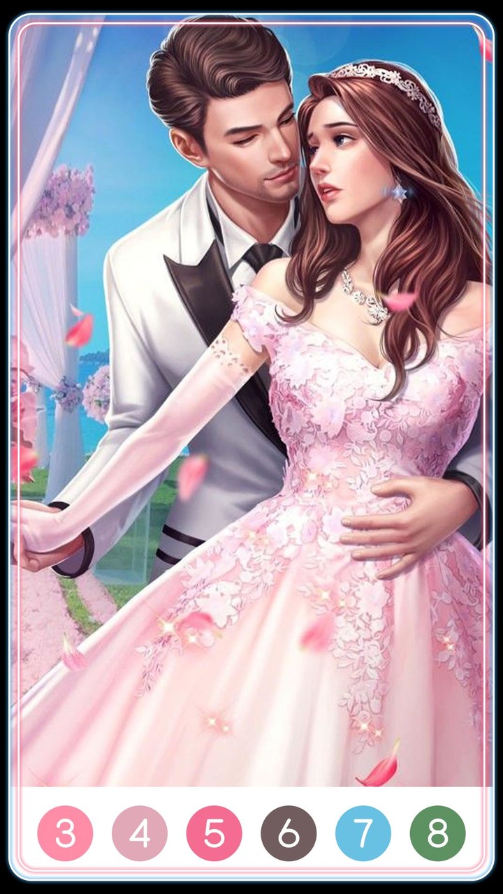 Wedding Day Color by Number screenshot image 5_Popularmodapk.com