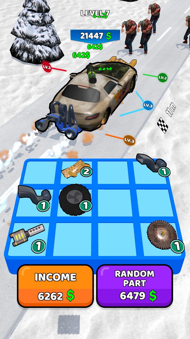 Zombie Car! screenshot image 2_Popularmodapk.com