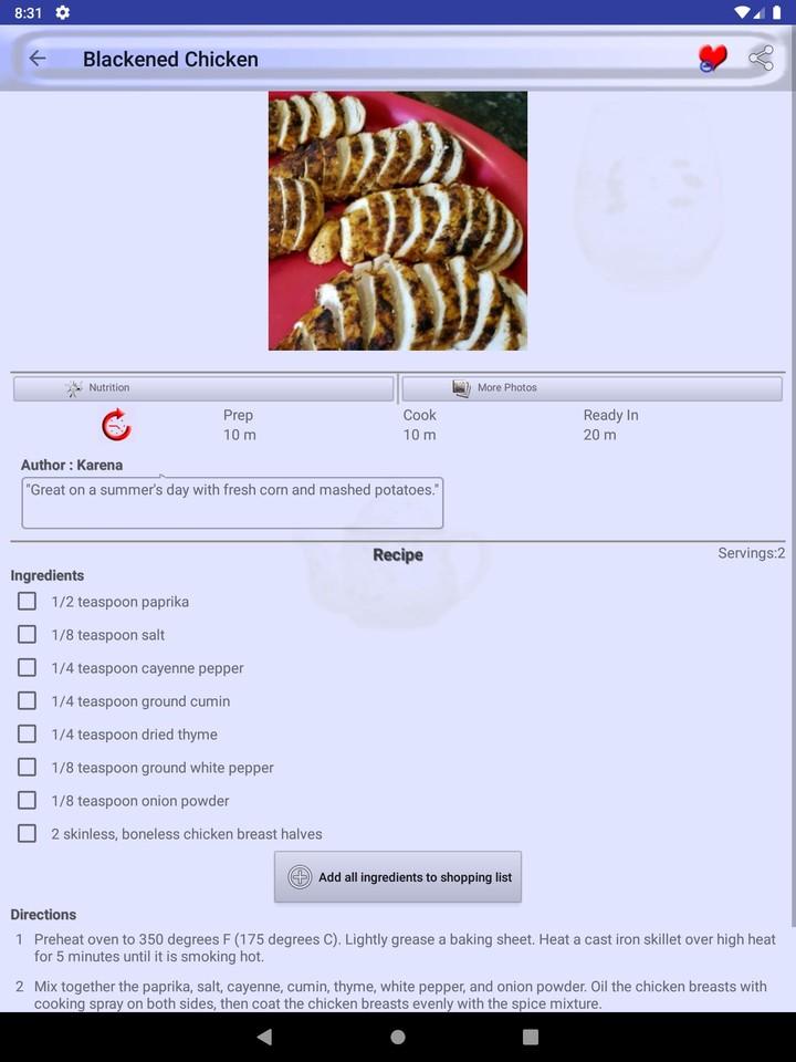 Heart Healthy Recipes screenshot image 12_Popularmodapk.com