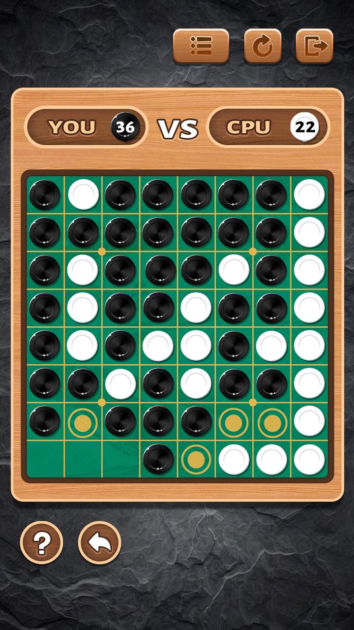 Reversi-Othello-AI Battle screenshot image 4_Popularmodapk.com