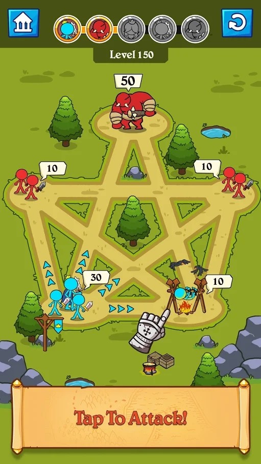 Stick Clash(Unlimited Money) screenshot image 2_Popularmodapk.com