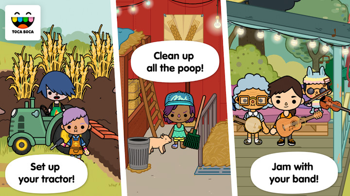Toca Life: Farm<span>(Free download)</span> screenshot image 3_Popularmodapk.com