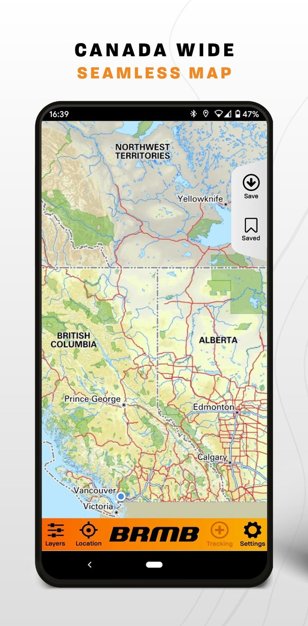 BRMB Maps: Backroad Maps screenshot image 3_Popularmodapk.com