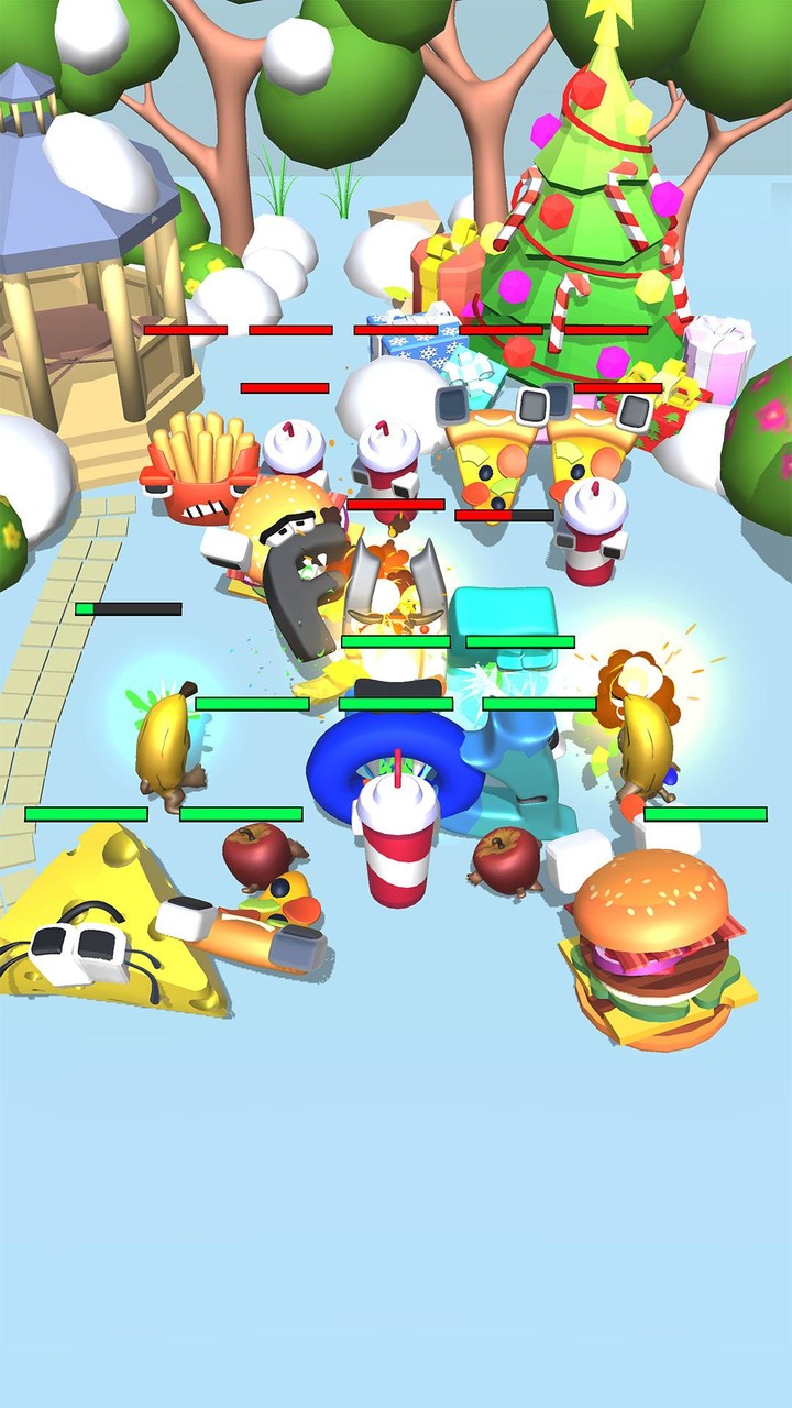 Merge Alphabet Food Battle screenshot image 3_Popularmodapk.com
