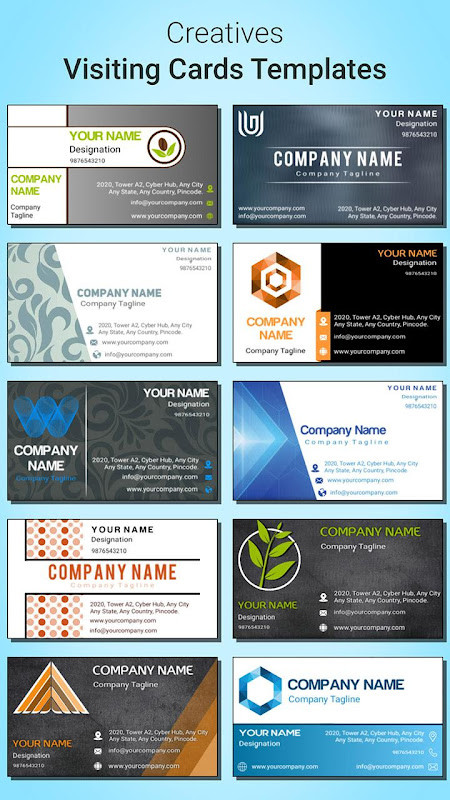 Business Card Maker screenshot image 12_Popularmodapk.com