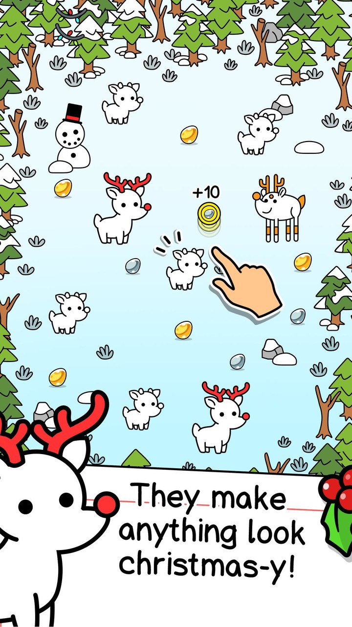 Reindeer Evolution: Idle Game screenshot image 2_Popularmodapk.com
