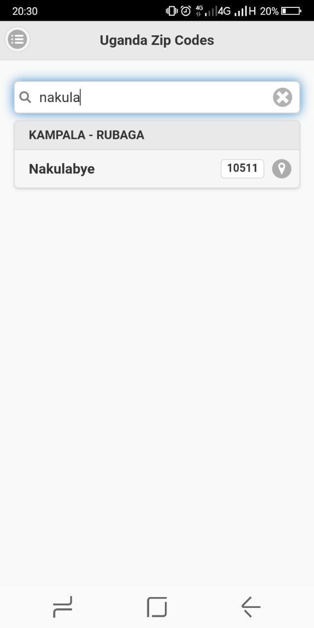 Uganda Zip Codes screenshot image 3_Popularmodapk.com