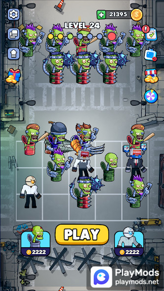 Merge War: Zombie vs Cybermen<span>(unlimited money)</span> screenshot image 5_Popularmodapk.com