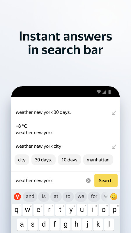 Yandex Browser with Protect screenshot image 3_Popularmodapk.com
