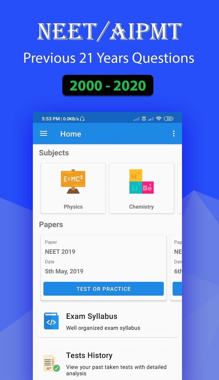 ExamGOAL: NEET PYQ Questions screenshot image 1_Popularmodapk.com