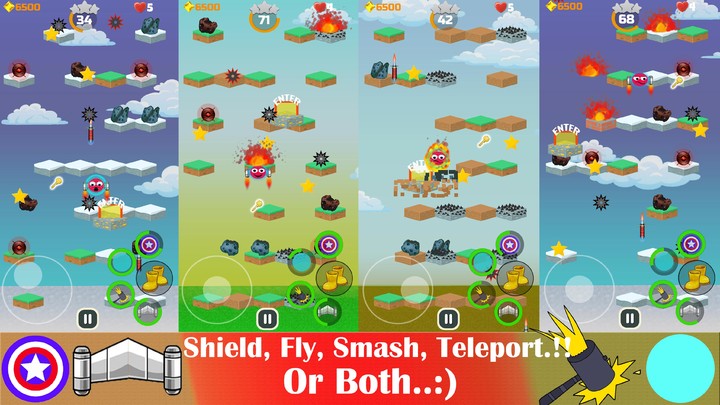 Super Ball Ug:2d bouncing ball screenshot image 2_Popularmodapk.com