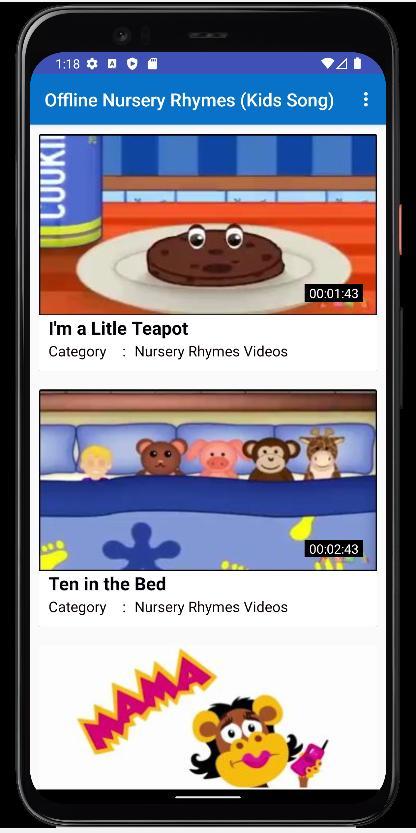Offline Nursery Rhymes screenshot image 3_Popularmodapk.com