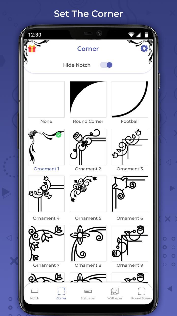 Notch Remover - Notch Hider & Customize Status Bar screenshot image 3_Popularmodapk.com