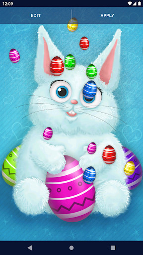 Easter Rabbit Live Wallpaper screenshot image 2_Popularmodapk.com