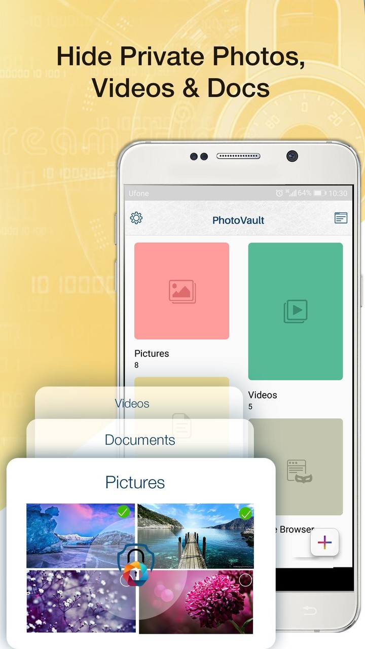 Photo Vault - Hide Photos, Vid screenshot image 4_Popularmodapk.com