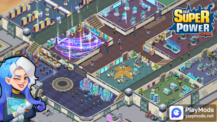 Idle Superpower School<span>(Mod Menu)</span> screenshot image 1_Popularmodapk.com