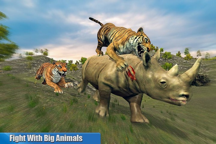 Angry Tiger Family Simulator screenshot image 12_Popularmodapk.com