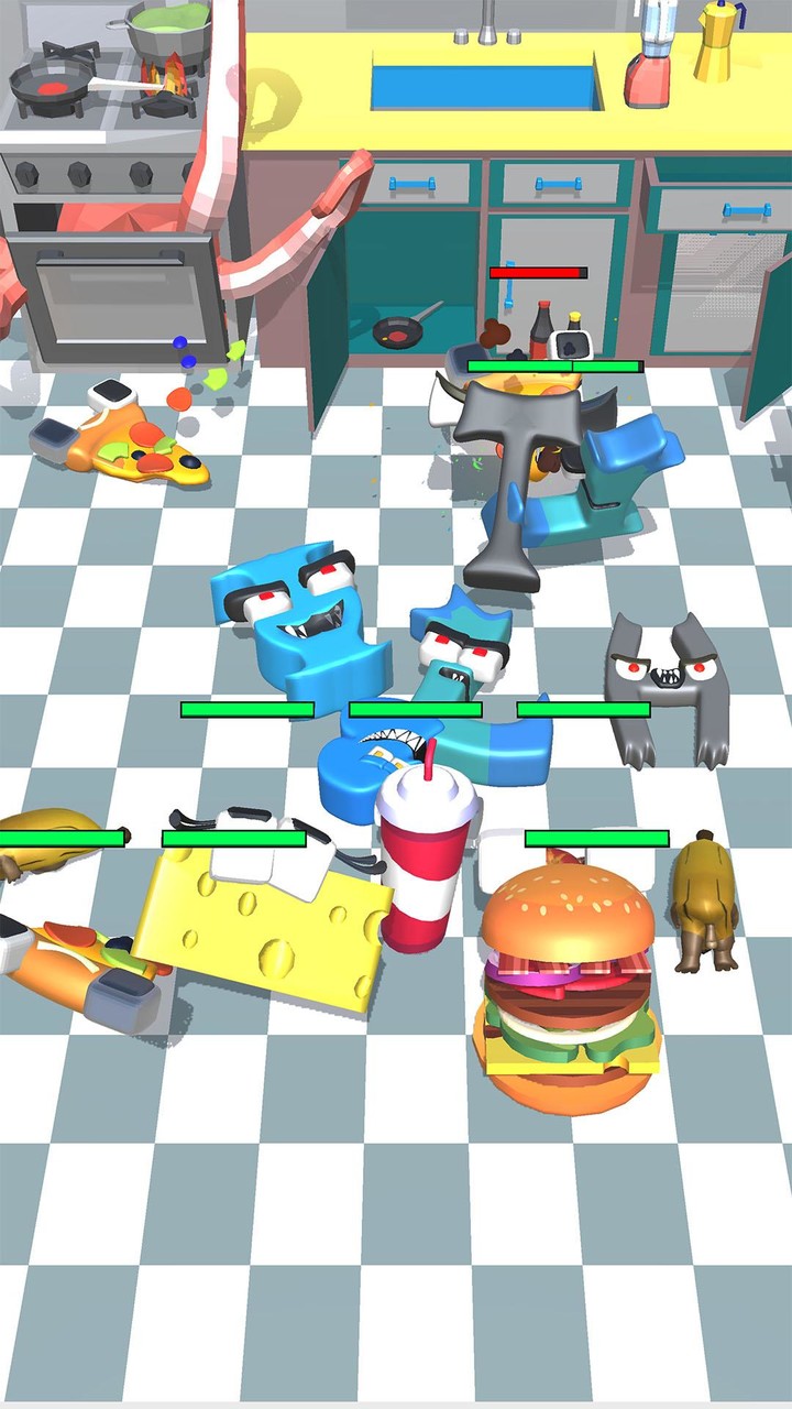 Merge Alphabet Food Battle screenshot image 5_Popularmodapk.com