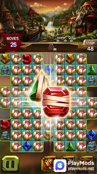 Jewel Amazon : Match 3 Puzzle<span>(Remove ads)</span> screenshot image 1_Popularmodapk.com