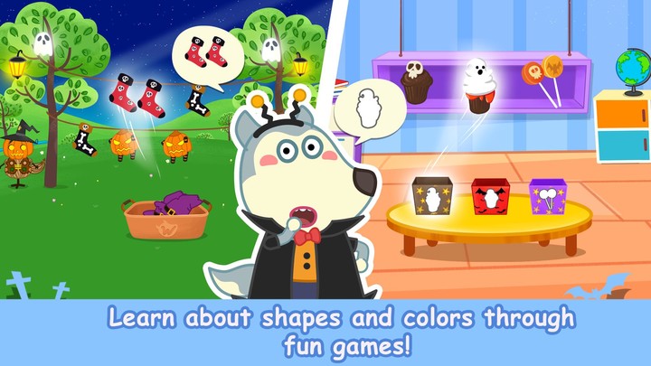 Wolfoo School Halloween Night screenshot image 5_Popularmodapk.com