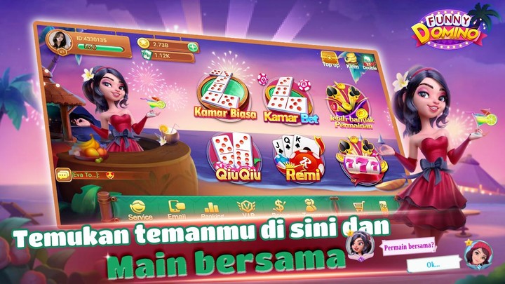 Funny Domino:Gaple QiuQiu screenshot image 1_Popularmodapk.com