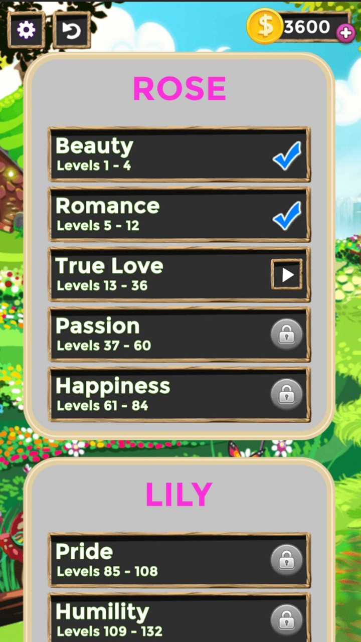 Flower crossword puzzle games screenshot image 5_Popularmodapk.com