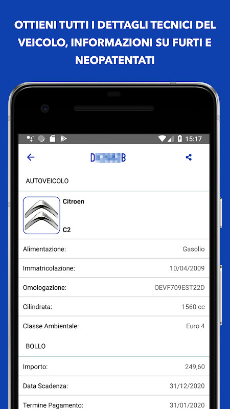 iTarga - Verify Italian license plate screenshot image 15_Popularmodapk.com