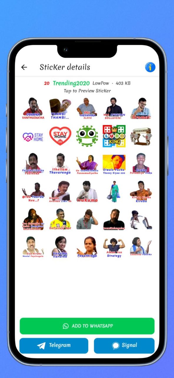 TamStick - Tamil Stickers screenshot image 3_Popularmodapk.com