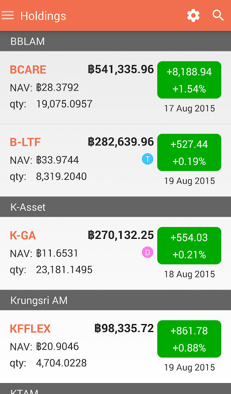 Thai Funds Today กองทุนรวม screenshot image 8_Popularmodapk.com