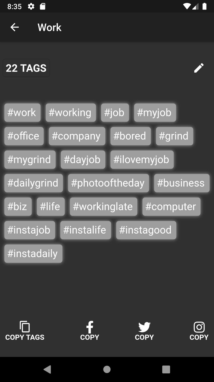 Hashtags Generator screenshot image 11_Popularmodapk.com