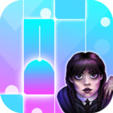 Wednesday Addams Piano Tiles4.0_Popularmodapk.com