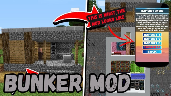Bunker Mod For Minecraft screenshot image 8_Popularmodapk.com
