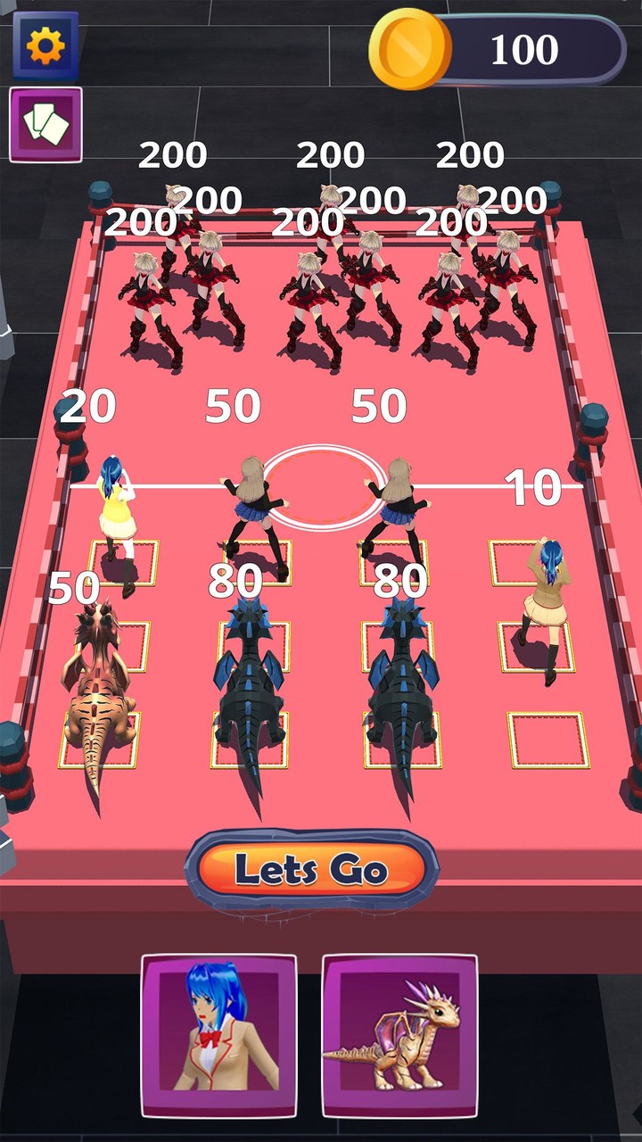 Dragon Merge Anime Battle 3D screenshot image 2_Popularmodapk.com