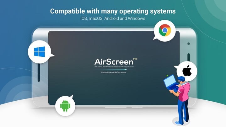 AirScreen - AirPlay & Cast screenshot image 8_Popularmodapk.com