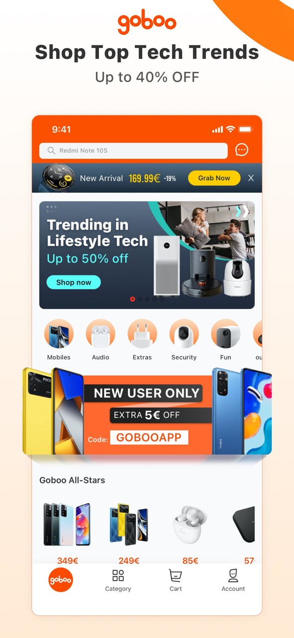 Goboo online shopping screenshot image 1_Popularmodapk.com