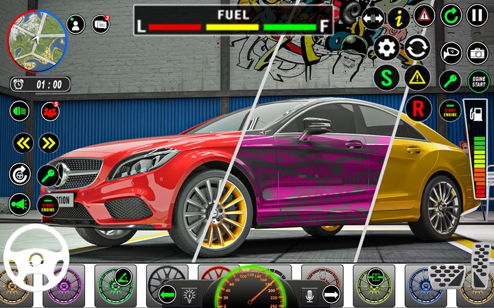 US Car Parking School Car Game screenshot image 4_Popularmodapk.com