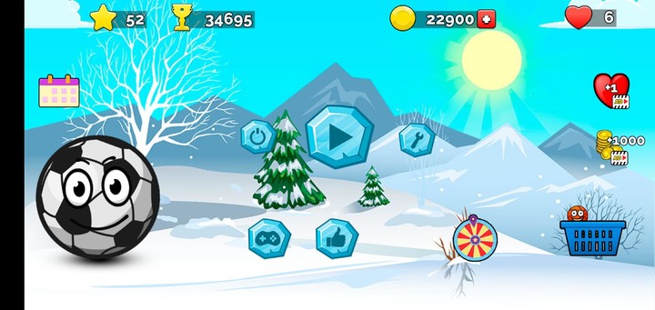 Runner ball 3: winter game screenshot image 4_Popularmodapk.com
