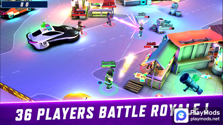 Gridpunk Battle Royale 3v3 PvP<span>(Unlimited Currency)</span> screenshot image 2_Popularmodapk.com