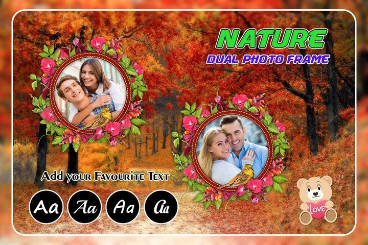 Nature Dual Photo Frame screenshot image 6_Popularmodapk.com