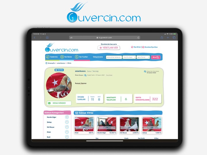 GUVERCiN.COM Güvercin İlanları screenshot image 12_Popularmodapk.com