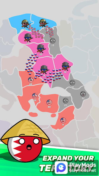 Country Balls: World Battle<span>(Speed change)</span> screenshot image 2_Popularmodapk.com