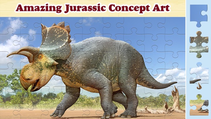 T-Rex Dinosaur Jigsaw Puzzles screenshot image 2_Popularmodapk.com
